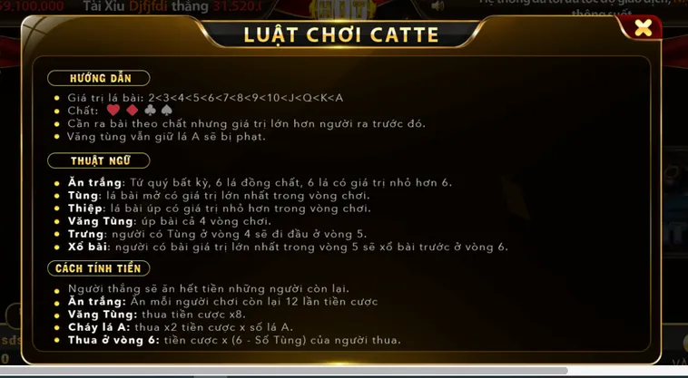 Catte Tại Hitclub Sảnh Bài Sáu Lá Đẳng Cấp Đua Top Nhận Quà Khủng Long