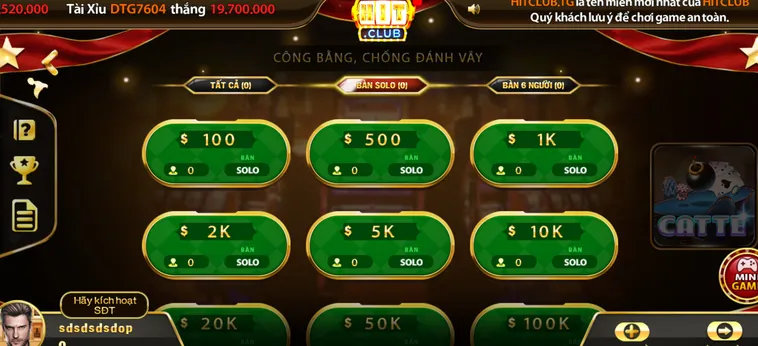 Catte Tại Hitclub Sảnh Bài Sáu Lá Đẳng Cấp Đua Top Nhận Quà Khủng Long