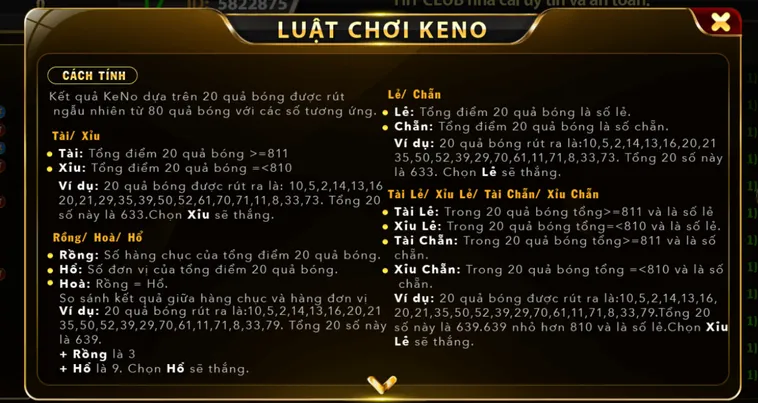 Hướng Dẫn Cách Chơi Keno tại HitClub Thắng Lớn Với Xác Suất Cực Cao