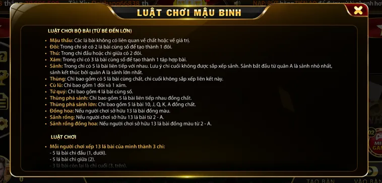 Bí Truyền Xếp Bài Ăn Sập Ba Chi Sảnh Mậu Binh Tại HitClub Cho Bài Thủ