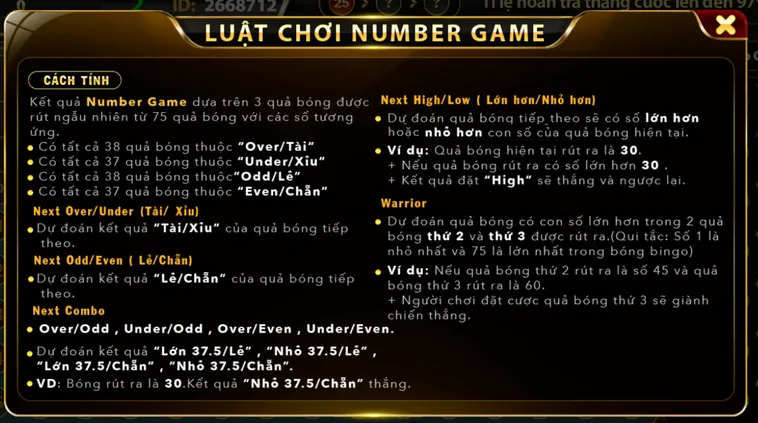 Chiến Thuật Chơi Number Game tại HitClub Đạt Tỷ Lệ Thắng Lên Đến 90%