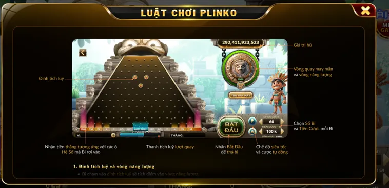 Plinko Tại HitClub Tựa Game Thả Bóng May Mắn Nhận Thưởng Lớn Siêu Tốc