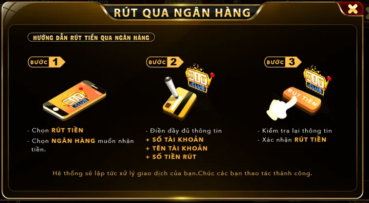Quy Trình Rút Tiền HitClub Tự Động Bảo Mật Tuyệt Đối Cho Thành Viên
