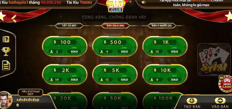 Bí Quyết Chinh Phục Sảnh Bài Sâm Lốc Tại HitClub Cho Bài Thủ Chuyên Nghiệp
