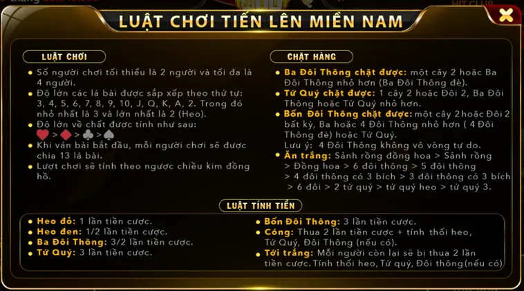 Bí Quyết Hủy Diệt Bàn Cược Với Tiến Lên Miền Nam Tại HitClub Đỉnh Cao